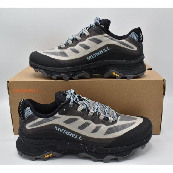 Merrell Shoes - Merrell Womens Size 8 MOAB Speed Charcoal Altitude Hiking Shoes Sneakers
